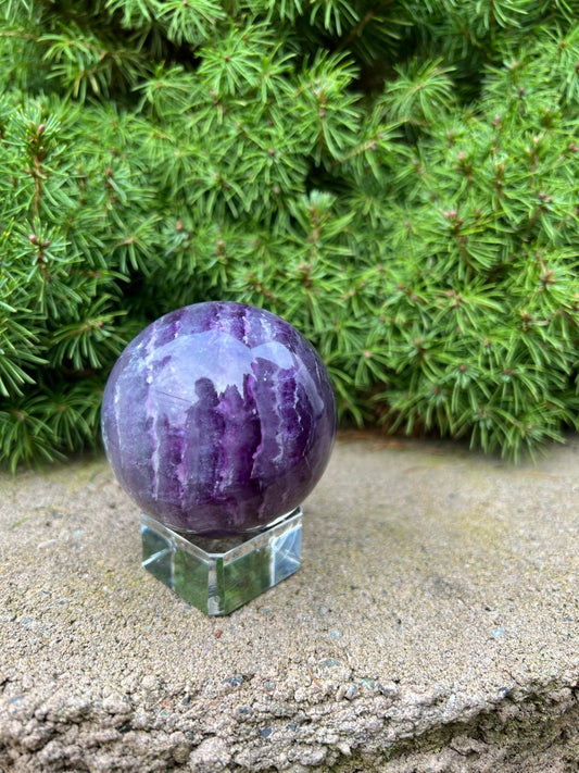 Purple Fluorite Sphere (M)