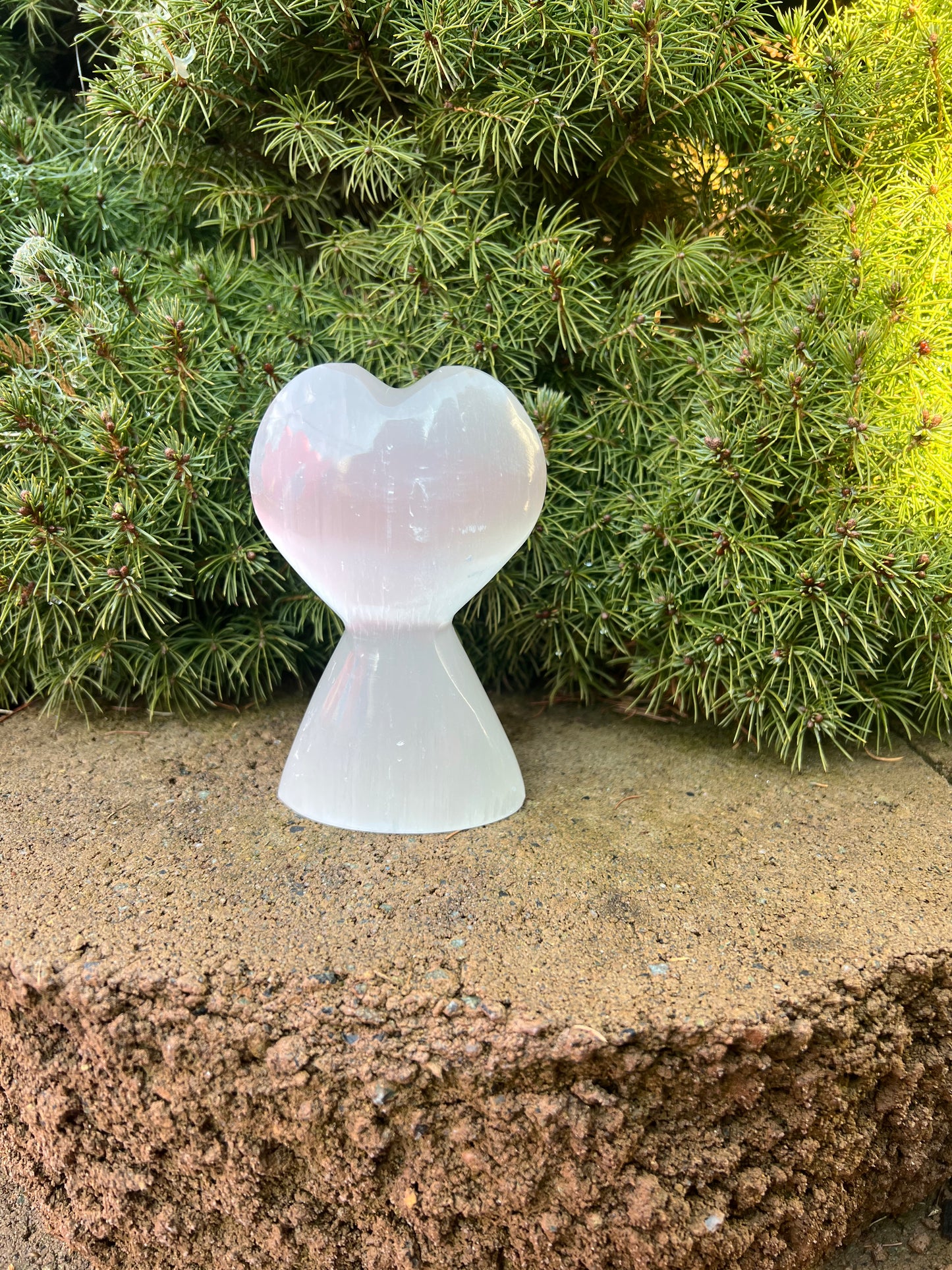 Selenite Heart Tower