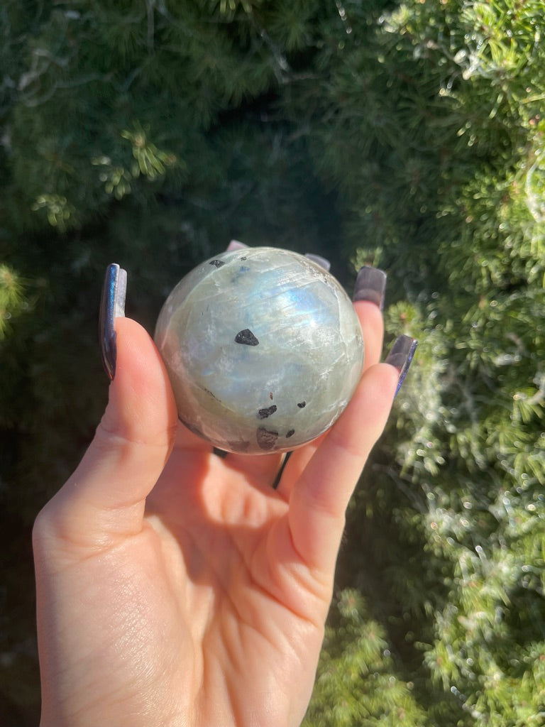 Green Moonstone Sphere