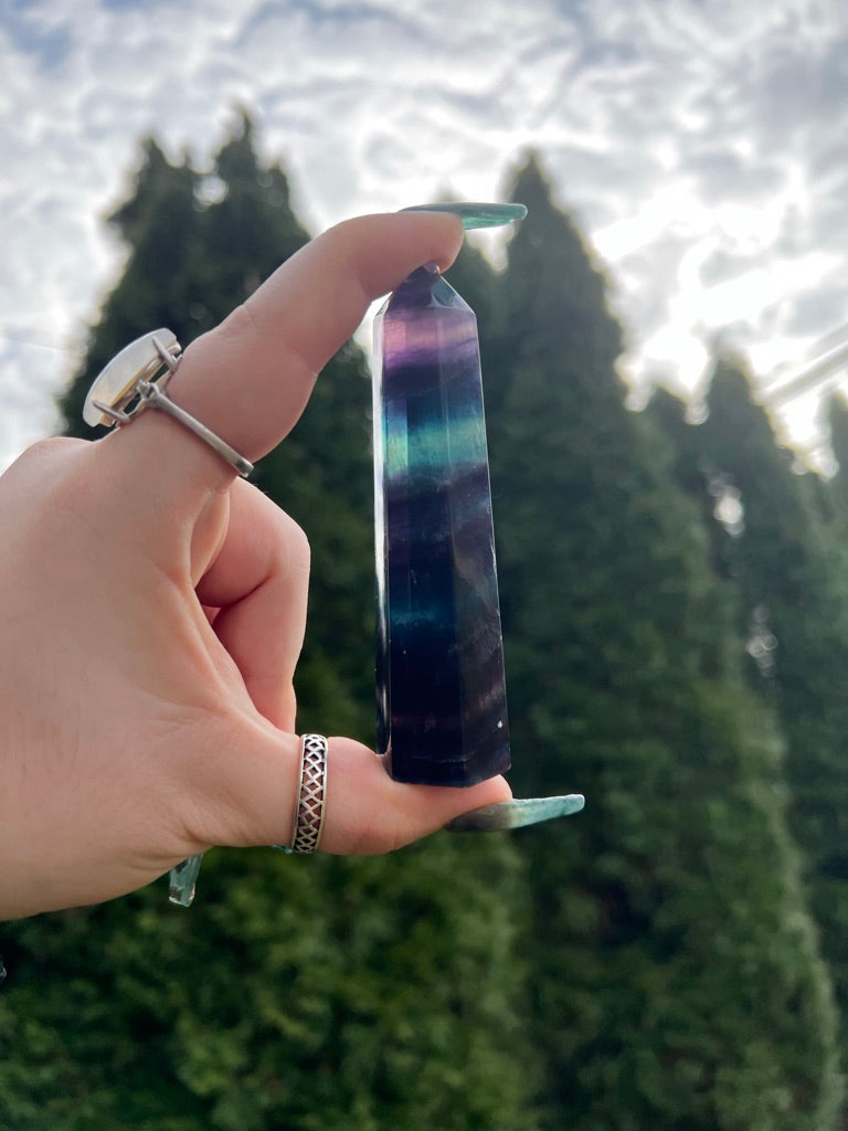 Rainbow Fluorite Tower (m)