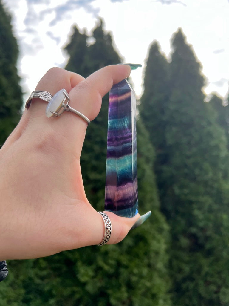 Rainbow Fluorite Tower (m)