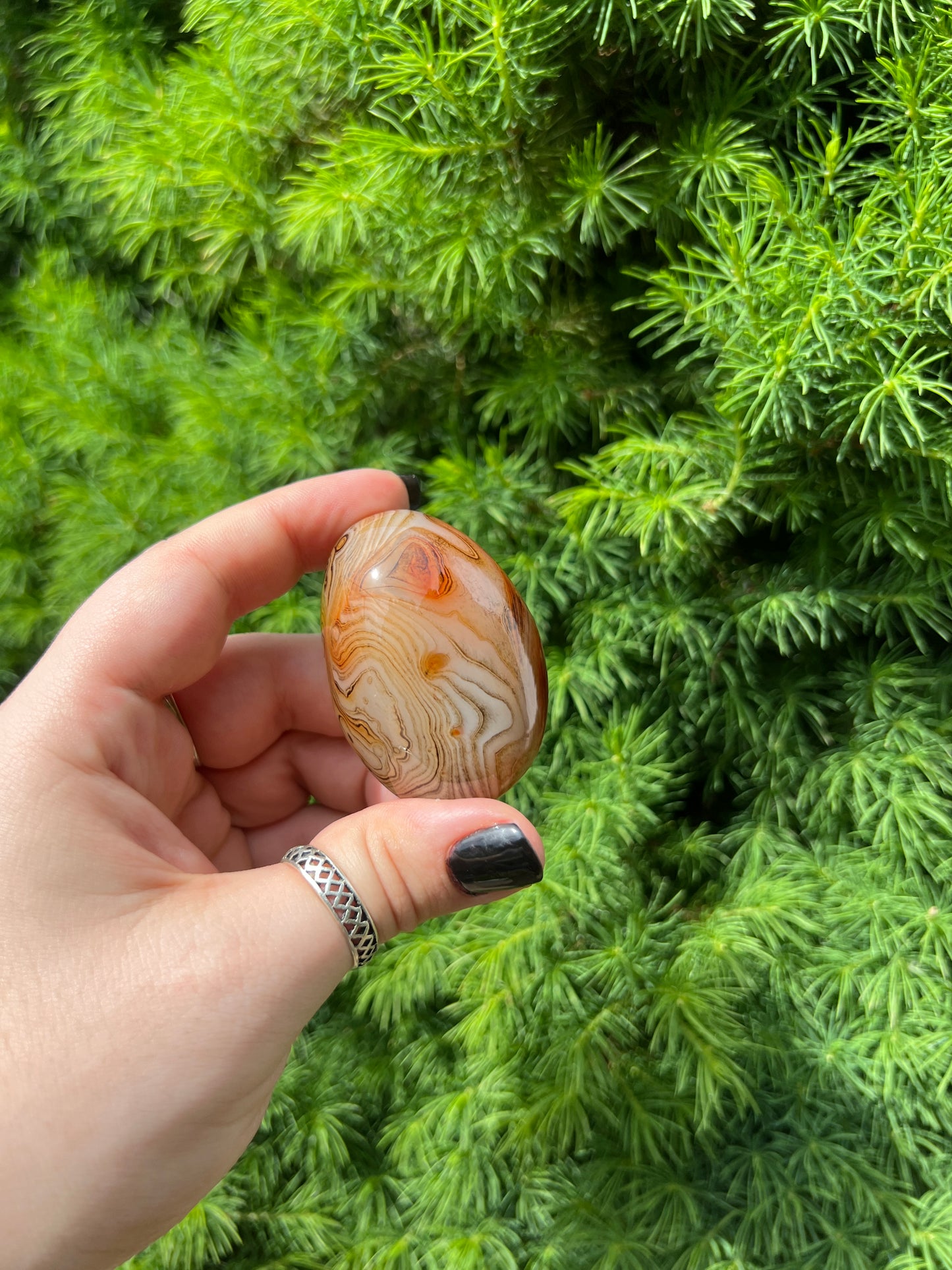 Sardonyx Palm Stone (M)