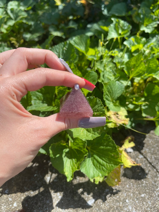 Strawberry Quartz Pyramid