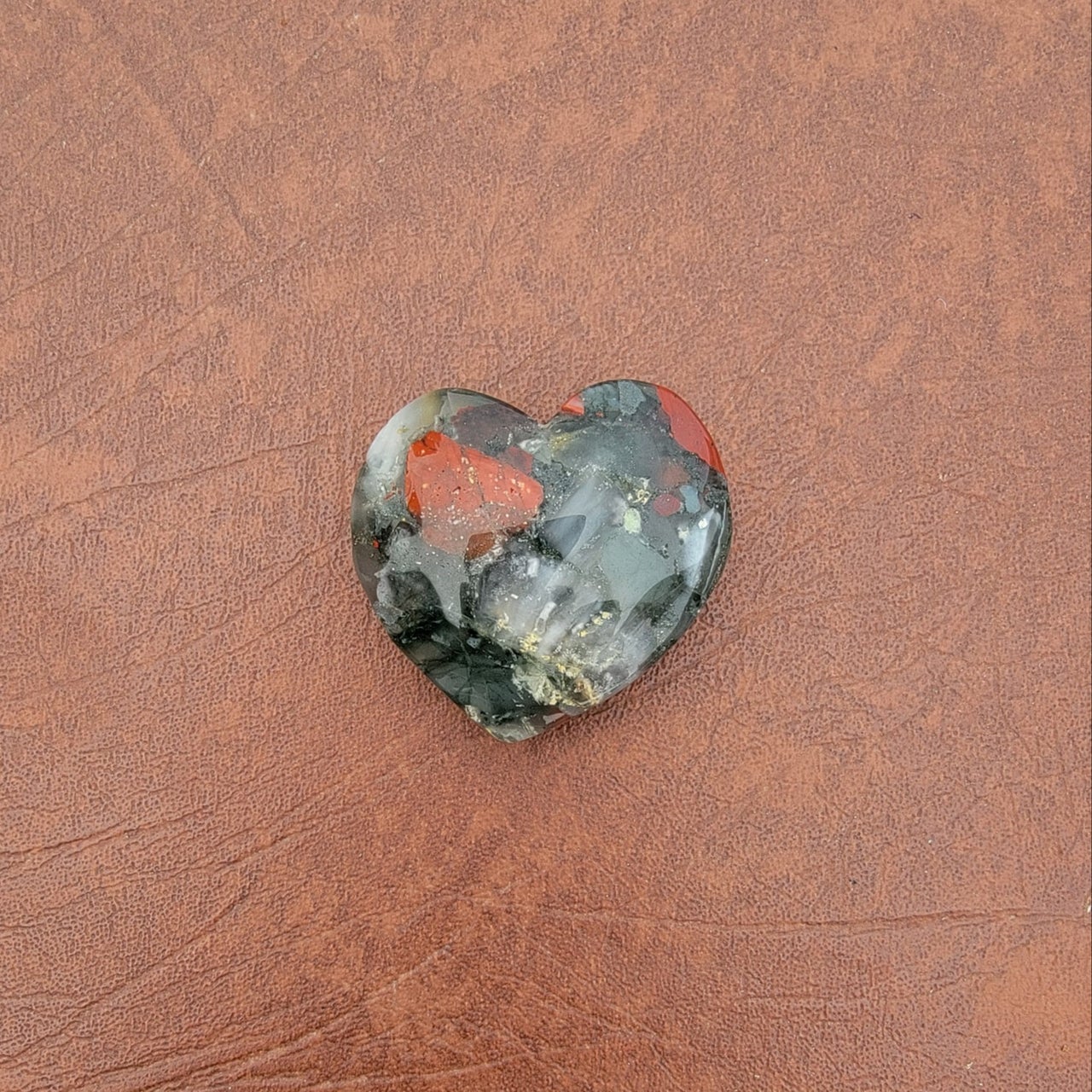 African Bloodstone Hearts