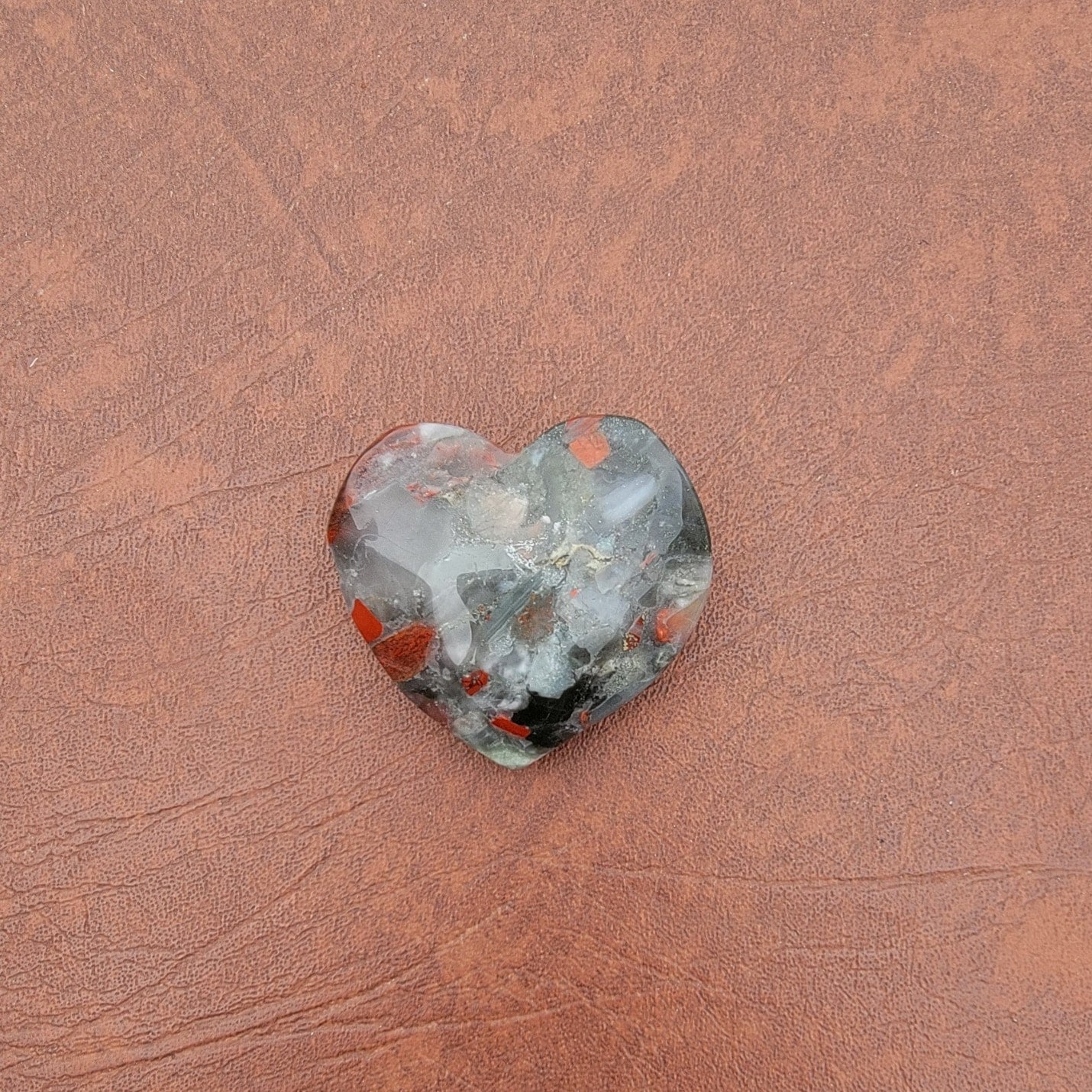 African Bloodstone Hearts