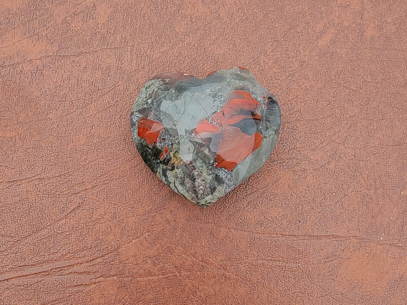 African Bloodstone Hearts