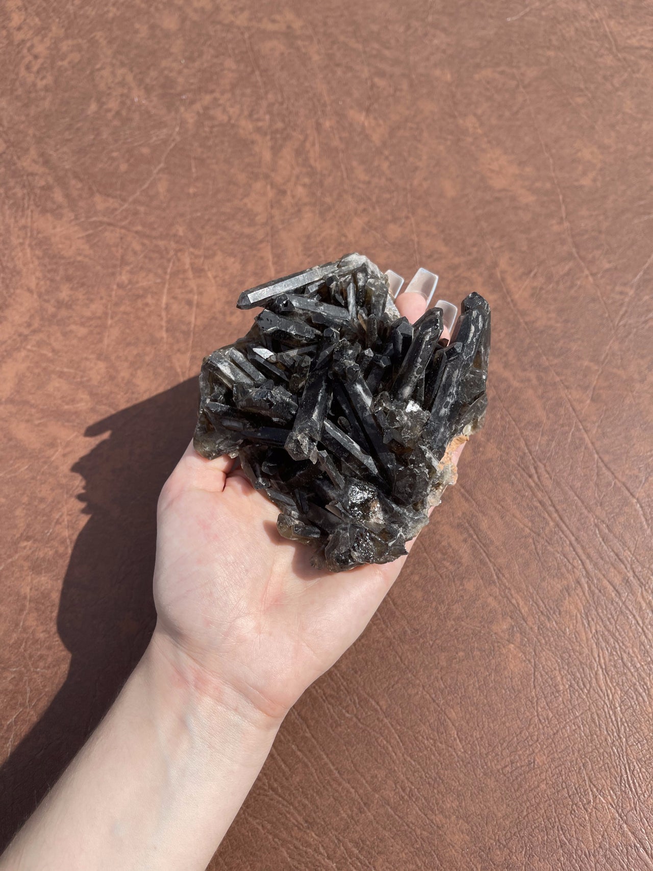 Black Quartz Cluster (L)