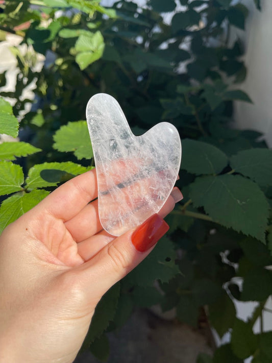 Clear Quartz Gua Sha