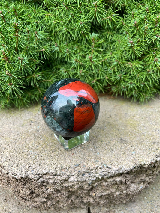 African Bloodstone Sphere (M)