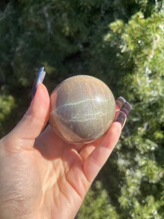 Green Moonstone Sphere