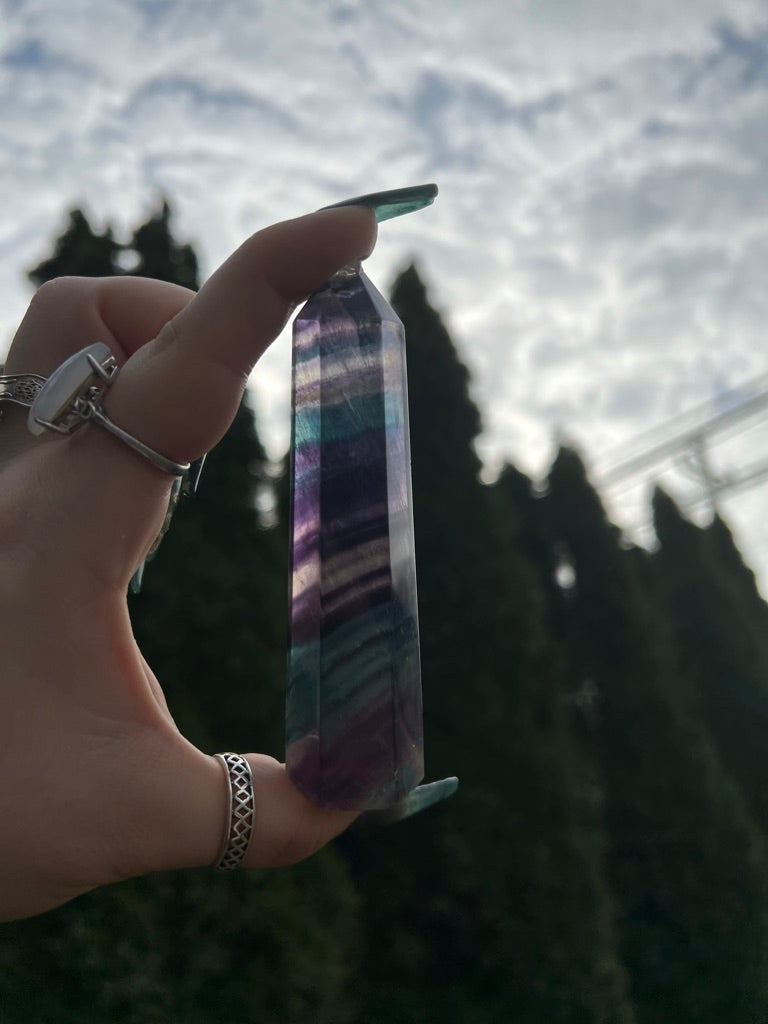 Rainbow Fluorite Tower (m)