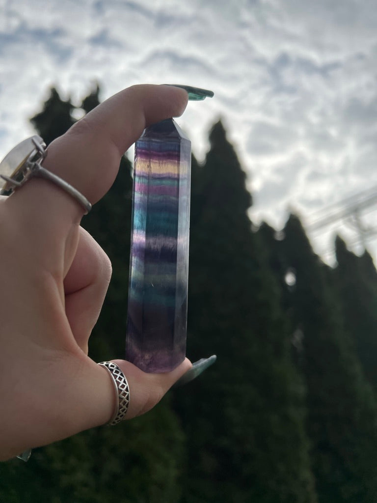 Rainbow Fluorite Tower (m)