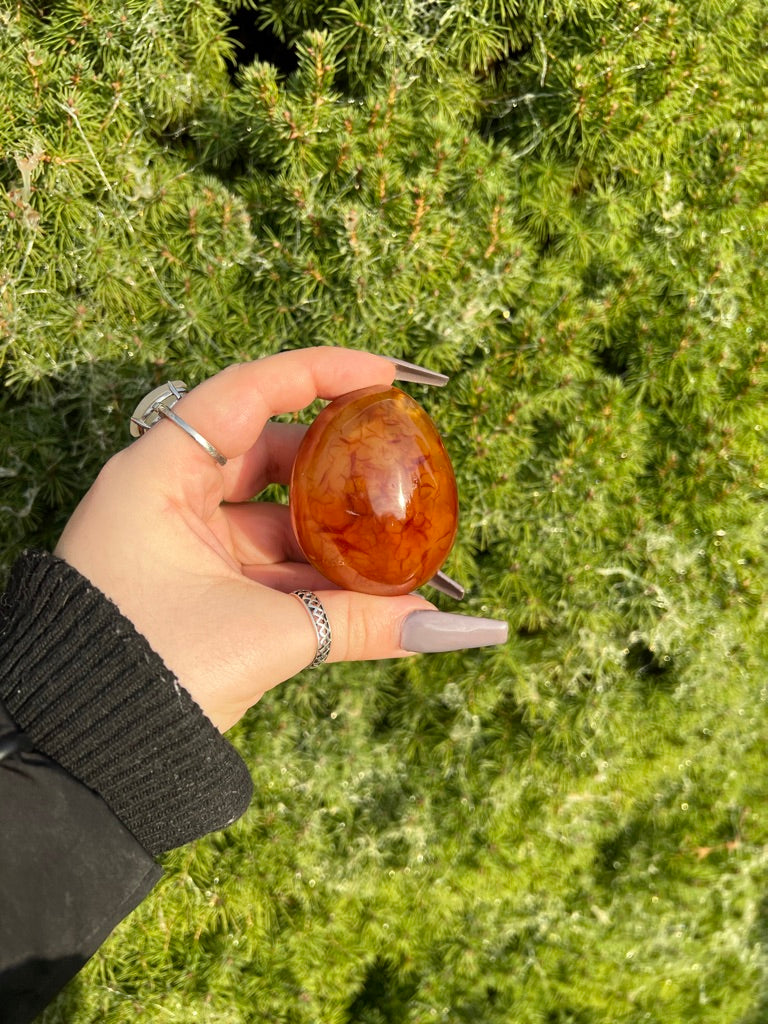 Carnelian Palm Stone (M)