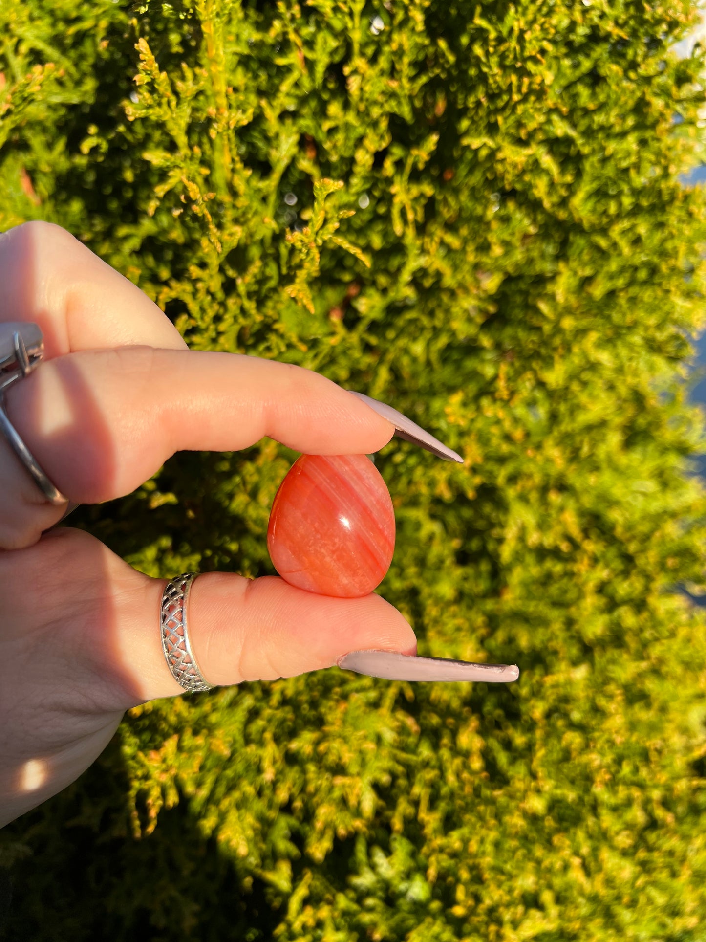 Red Agate Tumble Stone