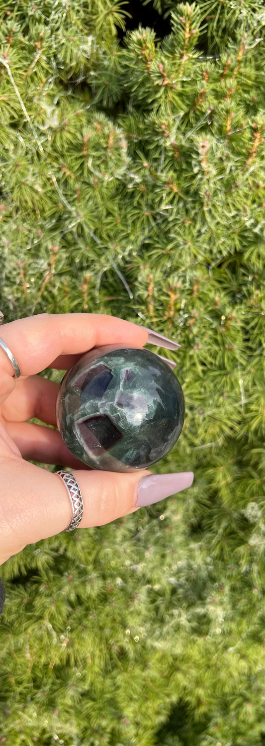 Rainbow Fluorite Sphere (M)