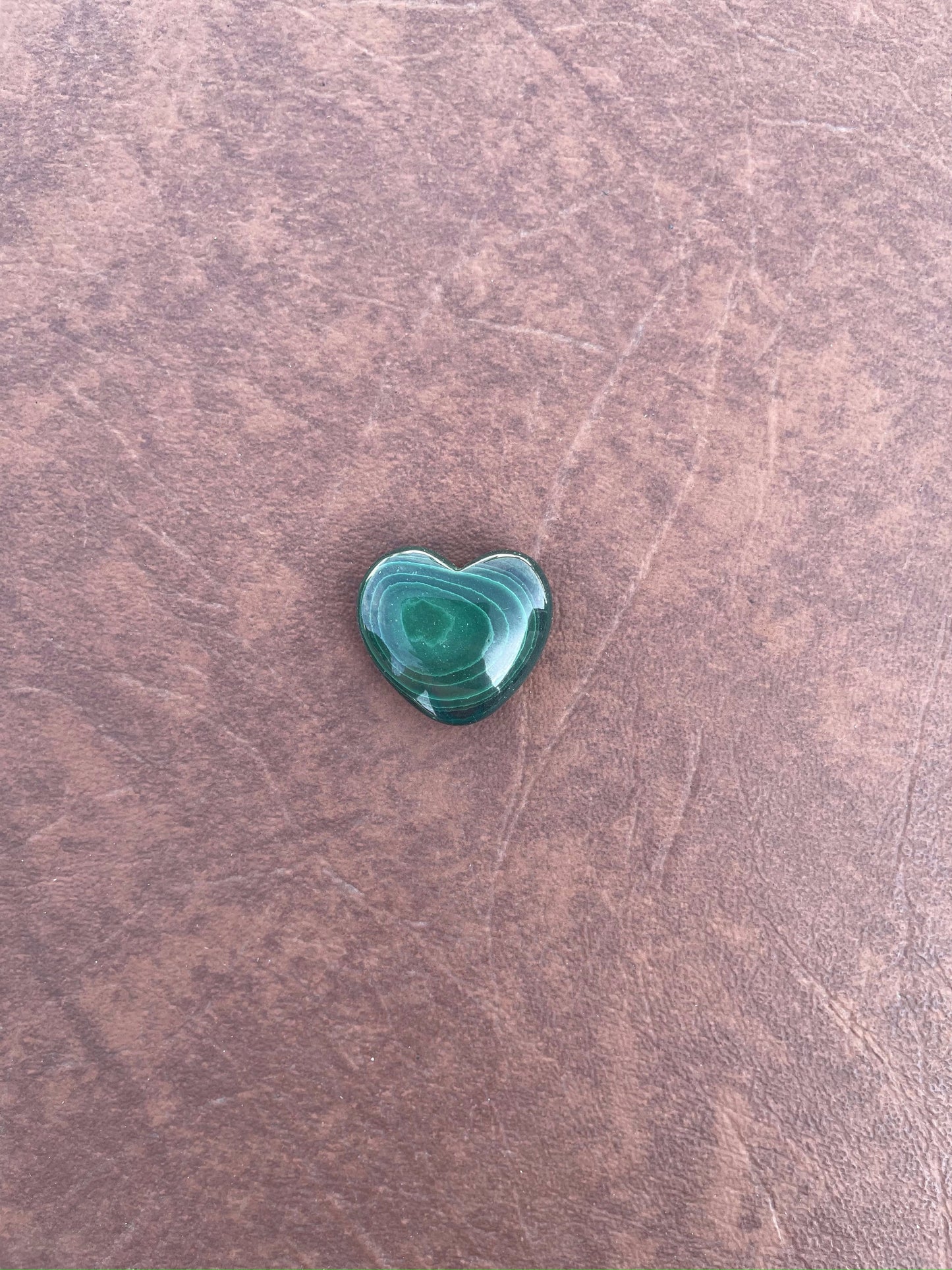 Mini Malachite Hearts (xs)