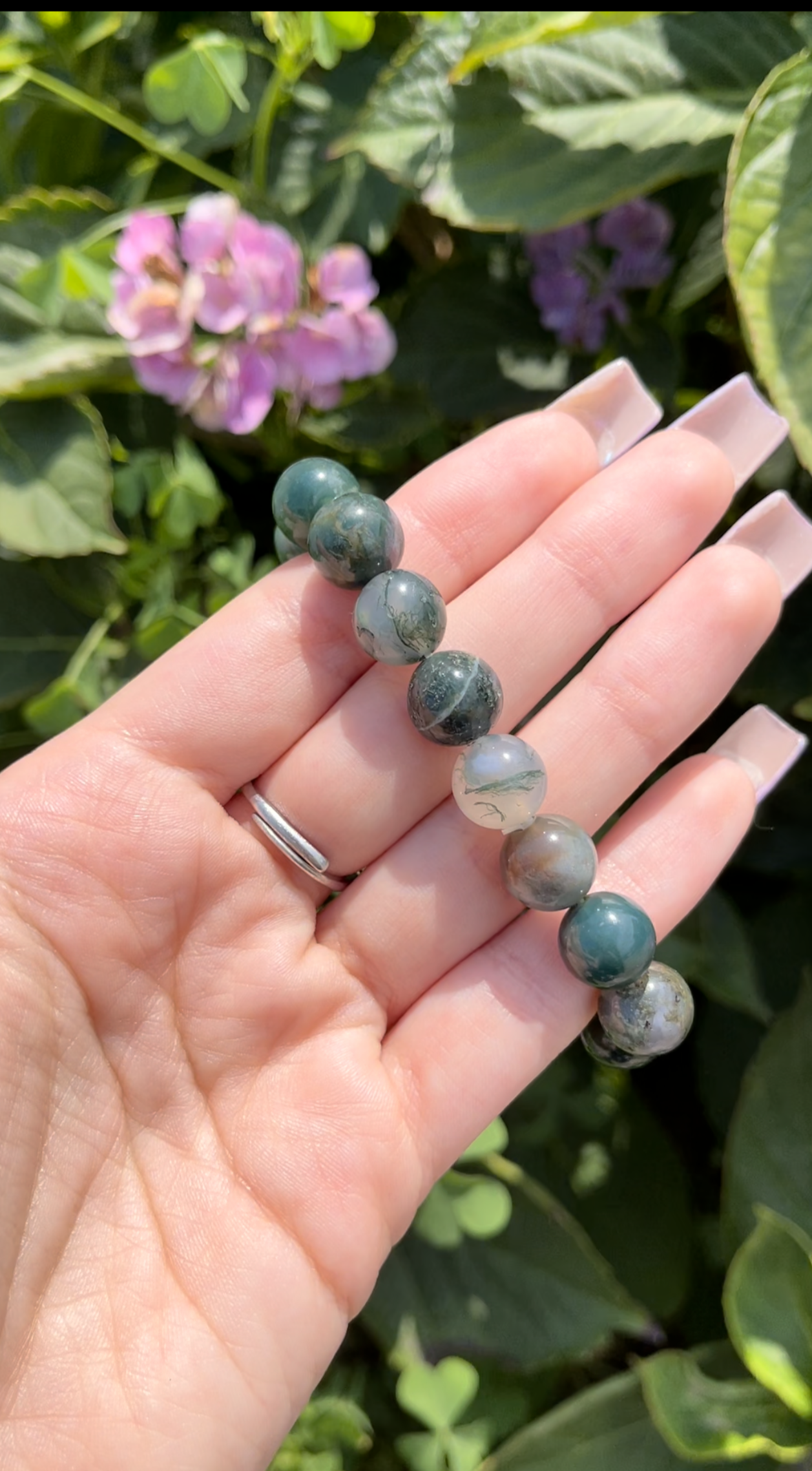 Moss Agate Bracelet