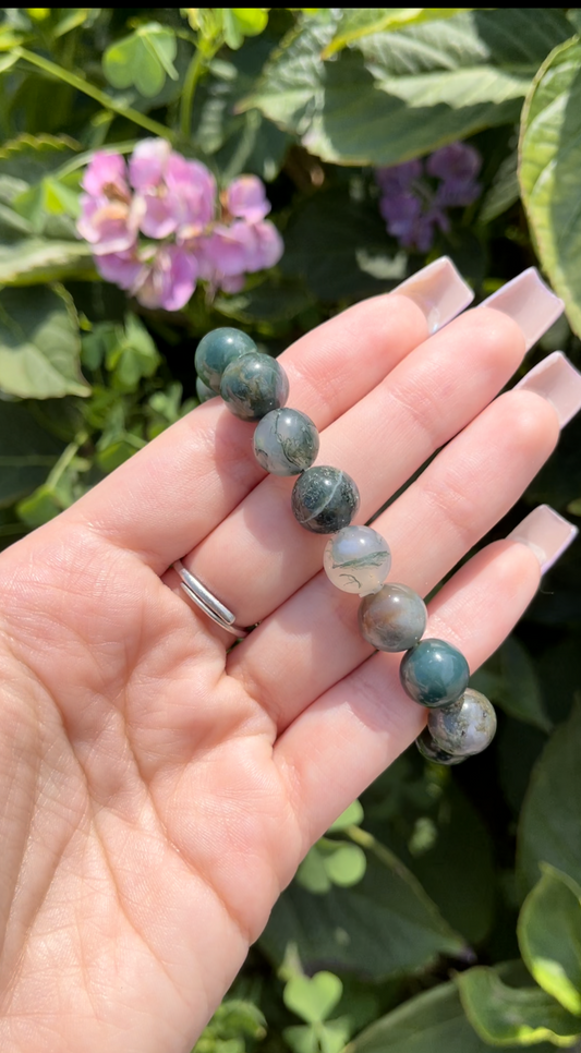 Moss Agate Bracelet