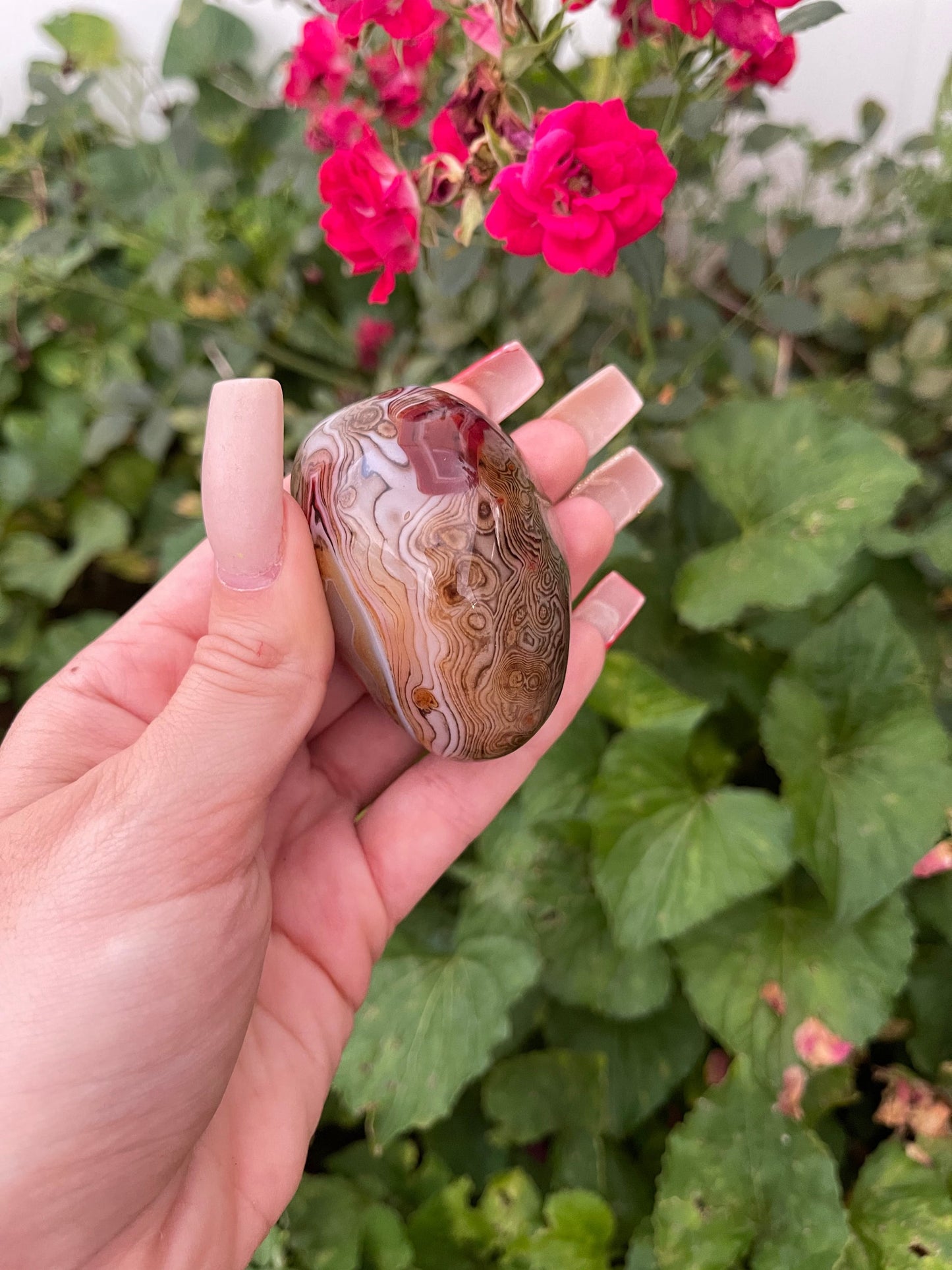 Sardonyx Palm Stones (L)