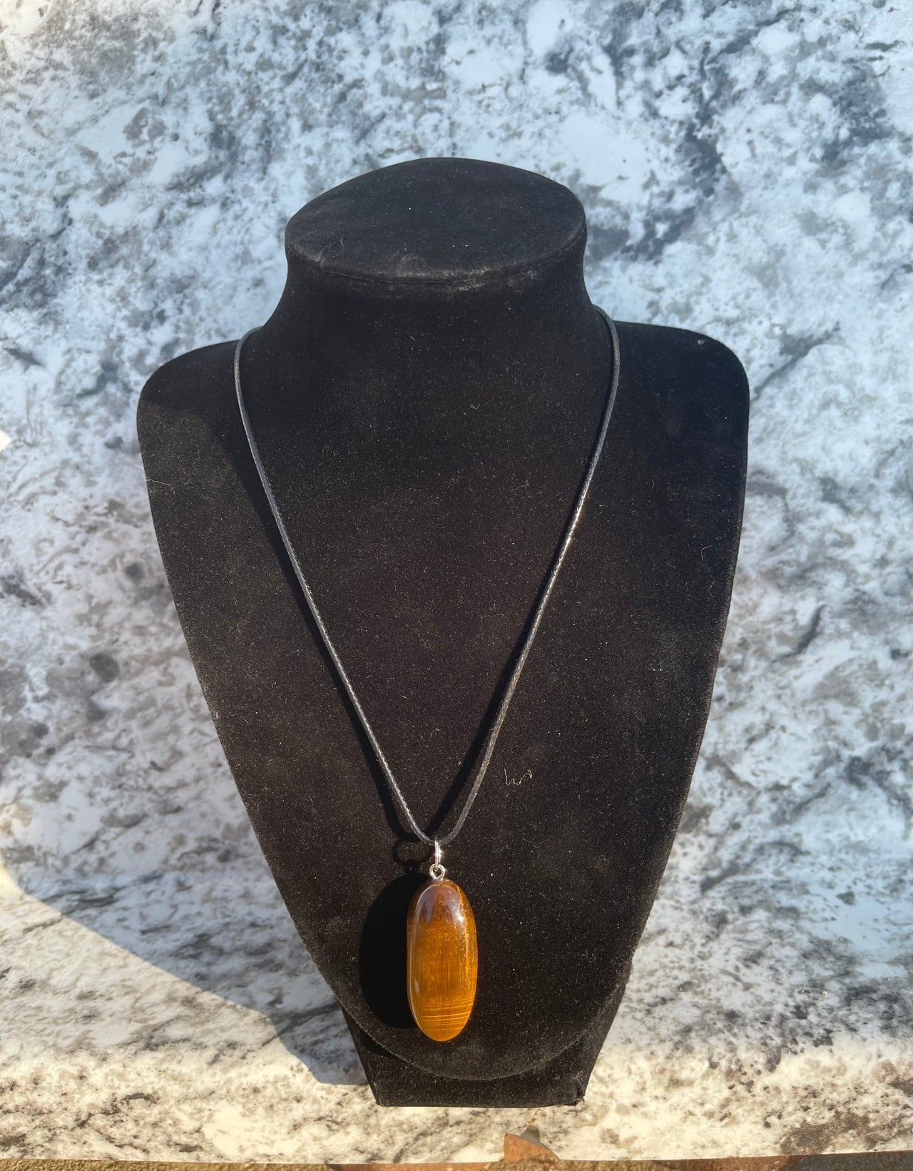 Tiger's Eye Necklace (Puffy)