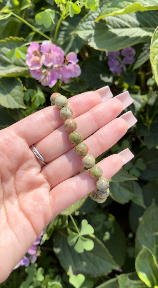 Unakite Bracelet